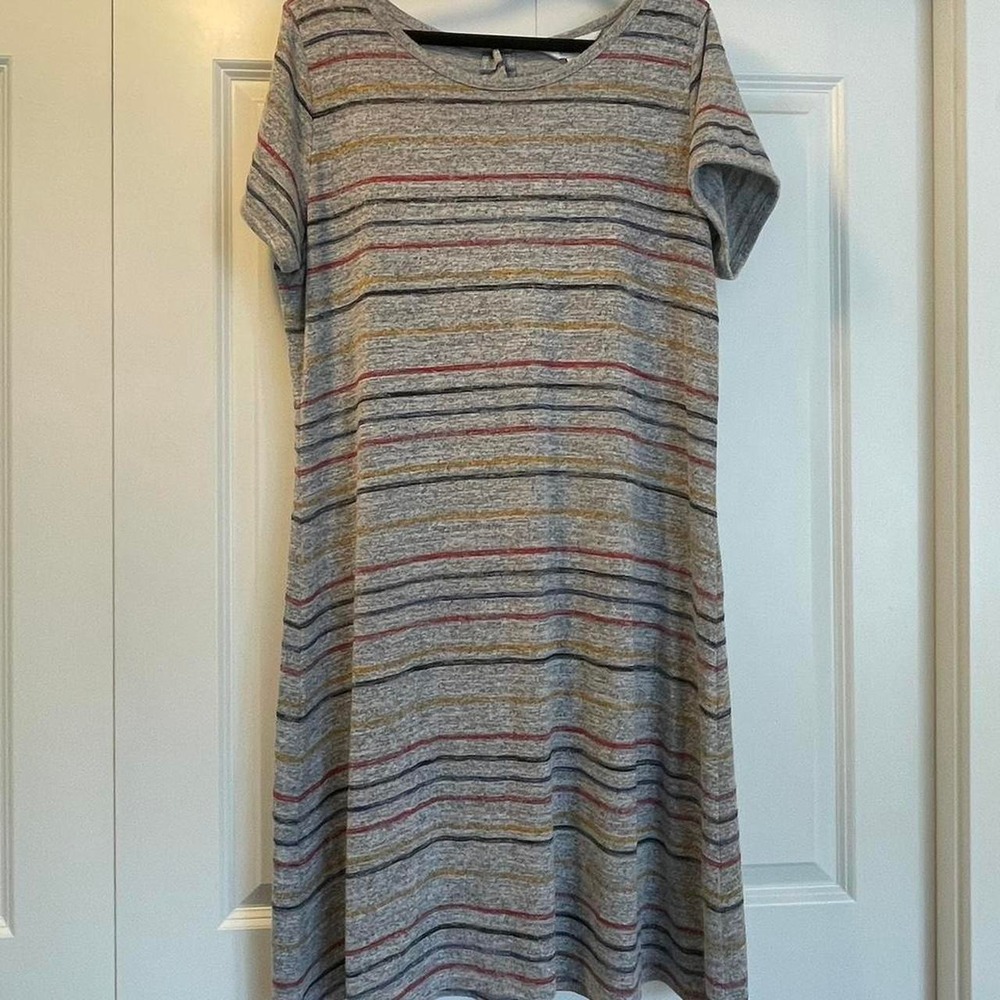 Market and Spruce T-Shirt Midi Dress-Size 1X